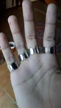 Anillos Punk de Hip Pop para mujer, cadena ajustable multicapa, cuatro anillos abiertos para dedos, anillos giratorios de aleación para mujer, regalo de fiesta
