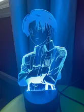 Table-Lamp Light Cool Ackerman-Figure Night-Light Titan Attack Acrylic Home-Room-Decor
