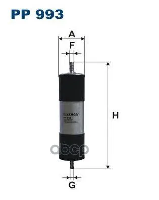 Фильтр Топливный Vw Group Audi A6 Ii(4f/C6)/ Seat Exeo Filtron арт. PP993