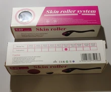 Micro aguja 540 rodillo de Micro-agujas Dermaroller de pelo de titanio crecimiento de la barba tratamiento antipérdida de cabello adelgazamiento retroceso