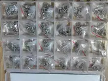 Juego de tornillos de rosca de cabeza redonda para ordenador portátil, kit de tornillo Phillips de tornillos de rosca Mini M1.2 M1.4 M1.5 M1.7 M2, 1100 Uds.