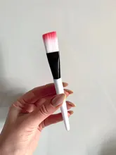 Brochas de maquillaje profesionales, pincel de maquillaje en forma de abanico, manija de plástico de nailon en polvo