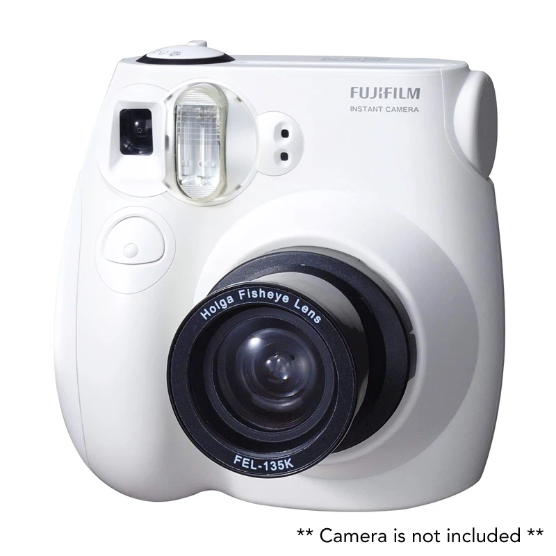 HOLGA FEL-F7S объектив рыбий глаз+ адаптер Набор для Fuji Fujifilm Instax Mini 7 S/Holga 135 K200NM/Polaroid 300 пленочная камера