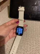 Eastar-Correa de cuero para Apple Watch SERIE DE gomillas 5/3, pulsera deportiva de 42mm y 38mm para iwatch 6 4 SE, 3 colores, gran oferta