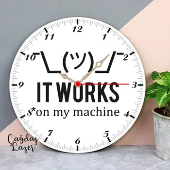 

Coder Programmer Wall Clock - Christmas Gift - Original Clock - Anniversary gif