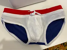 UXH-Calzoncillos de cintura baja para hombre, bañador Sexy con almohadilla de realce, pantalones cortos, bóxer Bañadores, playa