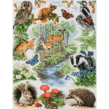 

"Embroidery kit", "floss embroidery kit", "cross stitch", "counted cross", "Anchor"