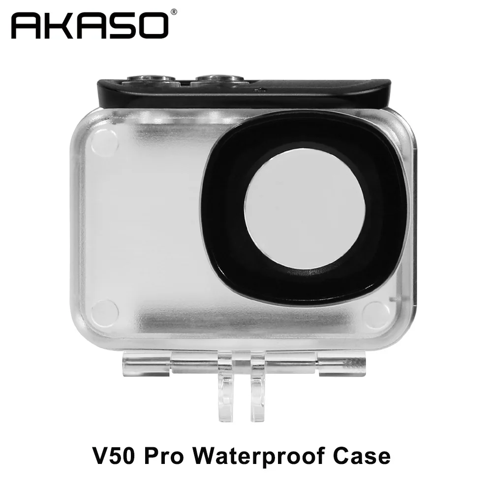 AKASO-funda impermeable Original para Cámara de Acción 4K V50 Pro, funda Carcasa protectora subacuática de 30M, buena calidad