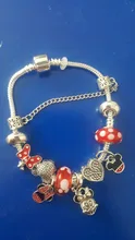 ANNAPAER-pulsera con colgante de Castillo para mujer, brazalete hecho a mano para niña, joyería, B19002