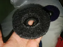 1/3 Uds 125mm disco con tira de polietileno rueda abrasiva pintura Óxido de limpio de ruedas para motocicletas Durable amoladora de ángulo de coche