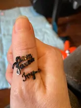 Letdiffery-anillo de acero inoxidable personalizado con múltiples nombres para mujer, joyería familiar para amantes, familia, amigos, regalos únicos