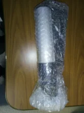 COSWALL para POP 3 hembra 2 puerto de carga USB de la Mesa de cocina toma para escritorio retráctil enchufe de la UE de cuerpo de aluminio de fondo azul