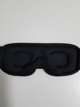 Mascarilla 3D para dormir, máscara suave acolchada para los ojos, cortina para vendar los ojos, ayuda para dormir