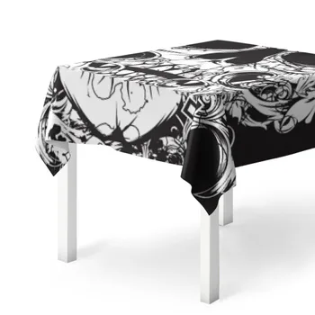 

Tablecloth 3D cracked skull in patterns