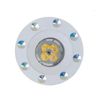 

Recessed metal and white color rhinestone made whit color swarovski boreale