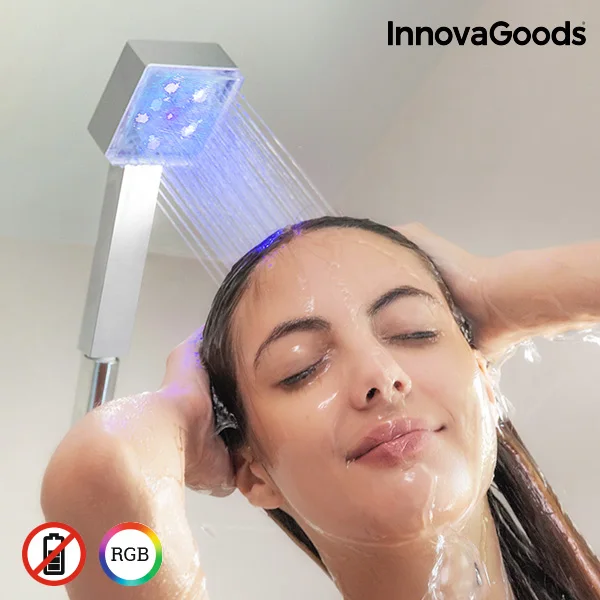 InnovaGoods Square Eco LED Shower photo