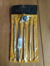 Azdent-Espejo Dental de acero inoxidable, juego de herramientas para la boca, instrumento Dental, herramienta de preparación para dentistas