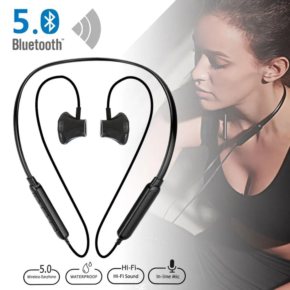 Wireless Earphones Bluetooth Ear hook Sport Running Stereo Noise Cancelling Headphone For iPhone Xiaomi Samsung Android Headset