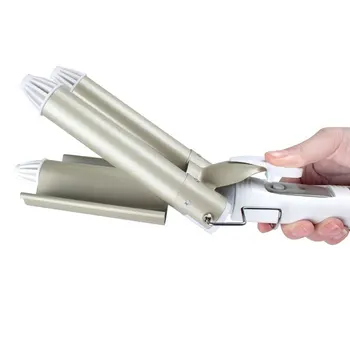 

Professional Curling Iron Ceramic Triple Barrel Hair Styler Hair Waver Styling Tools 110-220V Hair Curler Electric Curling
