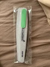 EasyNail 2 unids/lote cebra archivos de uñas lavable doble-lado lima de uñas archivos de alta calidad