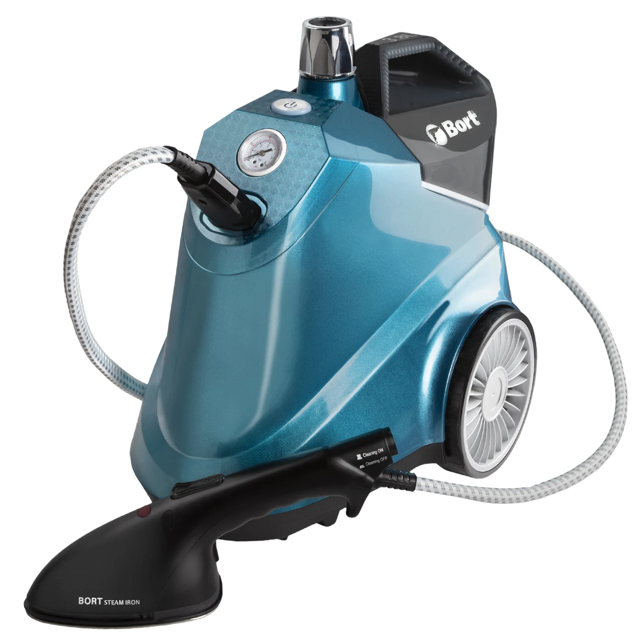 Отпариватель для одежды Bort Pro Iron (2500 Вт, максимальное давление 5,5 бар)