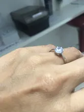 Anillo de compromiso de plata de ley 90% con diamantes de laboratorio para hombre y mujer, sortija de boda, regalo de joyas de fiesta, 925