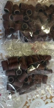 100/50pc lijado de bandas de manicura máquina 180/120/80 Grit uña taladro broca de pulido archivos pedicura herramienta BEND261