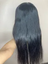 UEENLY 13x4 frente de encaje pelucas de cabello humano recto brasileño pelucas de cabello humano 360 peluca Frontal de encaje Pre arrancado 4x4 de cierre de encaje pelucas