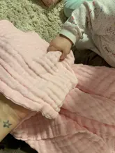 Pañal de muselina para bebé, Manta de bambú para recién nacido, Manta de algodón para recién nacido