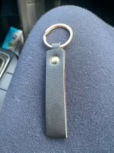 LLavero de cuero sintético para hombre y mujer, 8 colores, regalo de negocios, llavero para hombre y mujer, correa para llave de coche, billetera para la cintura, llaveros