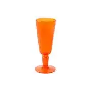 

Memento by SERAFINO ZANI Set 6 Flutes Champagne Acrilico pulegoso Orange
