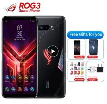 2020 абсолютно новый Asus ROG Phone 3 5G игровой смартфон 512 Гб оперативной памяти, 16 Гб встроенной памяти, процессор Snapdragon 865 + 6,59 дюйм64MP 6000 мАч NFC Asus ROG 3 5G иг...