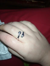 Plata de Ley 925 Plata Lisa anillos para las mujeres interweave de la joyería hermoso dedo anillos abiertos para cumpleaños fiesta regalo