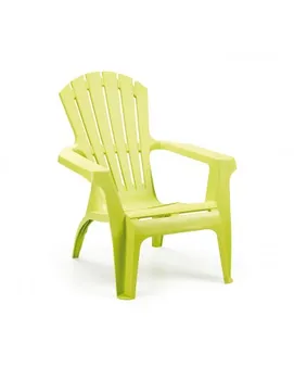 

Armchair relax stackable lime color