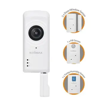 

IP Camera + Sensors Edimax IC-5170SC (H/V/D): 180° / 142° / 206° Zoom 4x Wifi