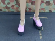 Tilda 2,5 cm Mini zapatos de muñeca para muñecas Blythe Toy, encantadores zapatos lindos de tacón alto para Azone Obitsu Licca BJD accesorios para muñecas