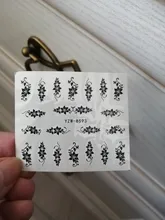 WUF 1pcs Hitoro Flower Nail Stickers Water Transfer Decals Decoration Dream Cather Cather