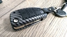 ABS Carbon fiber Silicone Car Key Cover Protector Case For Audi A3 A4 A5 C5 C6 8L 8P