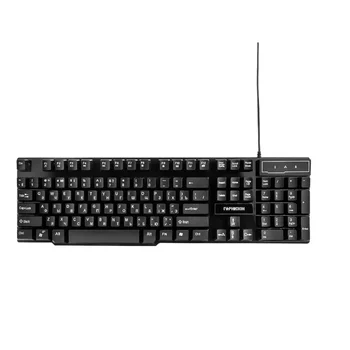 

Keyboard wired гарнизон gk-200g (USB, gaming, антифантомные and механизированные keys, 12 доп. Functions, 104 keys