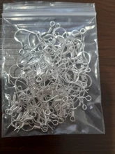 100 unids/lote pendientes Carven 925 de color plata de cobre oído cables pendientes gancho para DIY pendientes de joyería suministros Accesorios