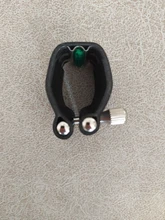 Ligadura Soprano B de cuero PU para clarinete Soprano, boquilla de goma, accesorio para instrumentos musicales