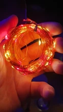 String-Light Timing-Battery Christmas-Decoration Remote-Control Festive Party Copper