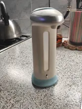 Dispensador de jabón líquido sin contacto, dispositivo automático, manos libres, bomba para baño y cocina, con sensor inteligente, 400ML