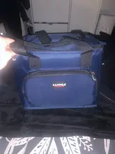 Bolsa de refrigeración de tela impermeable para comida, bolsa nevera para exteriores, Picnic para hombre y mujer, bolsa de almuerzo aislante de alta capacidad