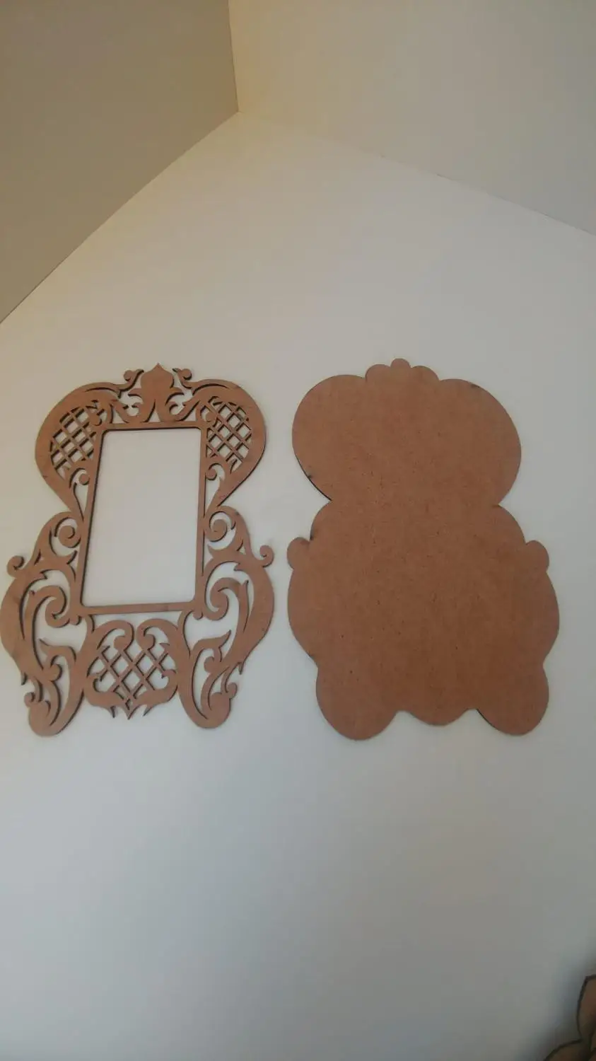 Lazer Kesim Mdf fotoaguraf chercevesi Resimlik(Boyanabilir