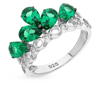 

Silver ring with cubic zirconia sunlight