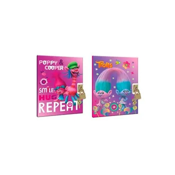 

Diario Trolls Poppy candado surtido