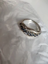 Clásico de moda de anillo de boda azul exquisito anillo de circón para mujer 2020 nueva moda joyería de la boda de regalo de Año Nuevo