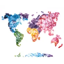 

UNIQUILLING World Map Quilling Paper Paintings Home Wall Art Decor DIY Quilling Paper Crafts Gifts DIY Quilling Paper Tools Kits