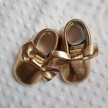 Zapatos de bebé para niño recién nacido, primeros pasos, suela de piel sintética, flecos de lazada de Princesa, zapatos de cuna para bebé, mocasines informales